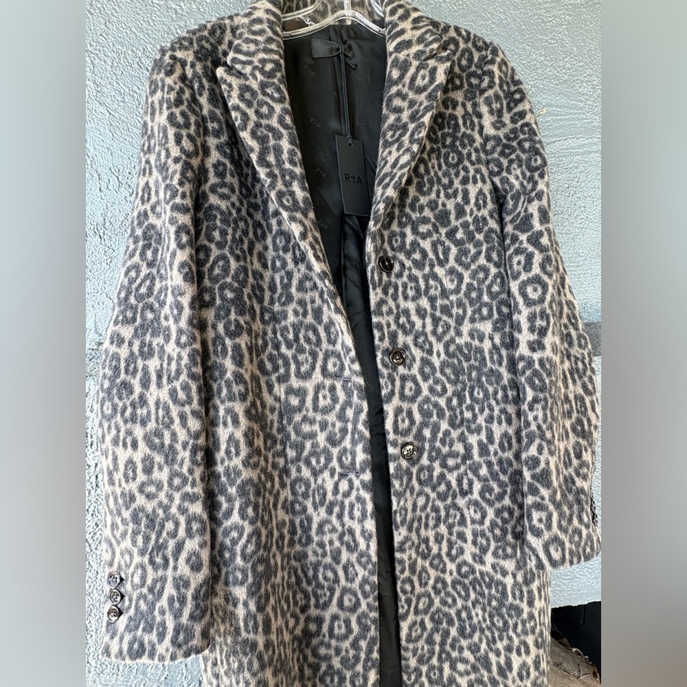 RtA Jamson Coat in Feline Mocha (NWT)